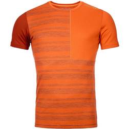 Ortovox 185 Rock 'N' Wool Short Sleeve Men - Desert Orange