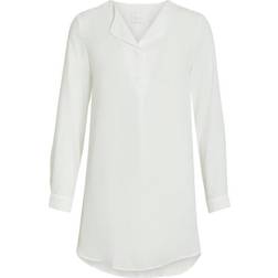 Vila Lucy Long Sleeved Tunic - Snow White