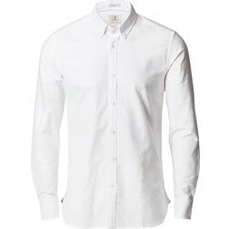 Nimbus Rochester Slim Fit Long Sleeve Oxford Shirt - White
