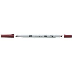 Tombow ABT PRO Dual Brush Pen 757 Port red