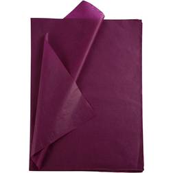 Creativ Company Tissue Paper, 50x70 cm, 17 g, burgundy, 10 sheet/ 1 pack