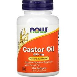 Now Foods Castor Oil 650mg 120 st