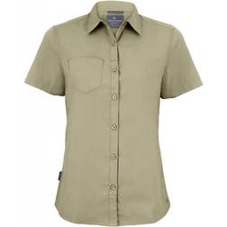 Craghoppers Expert Womens Kiwi Short Sleeved Shirt - Pebble Brown