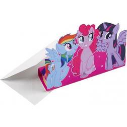 Amscan 9902515 My Little Pony Stand-up Party Invitations 8 Pack
