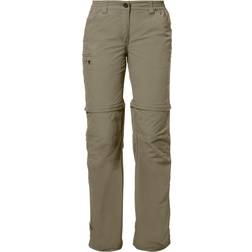 Vaude Womens Farley IV Zip-Off Pants - Muddy