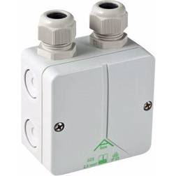 Geberit 244120001 Combination Connection Box (for Concealed Connection of Odour Extraction in Toilet Ceramic) White