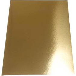 Creativ Company Metallic Foil Card, A4, 210x297 mm, 280 g, gold, 10 sheet/ 1 pack