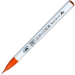 Zig Clean Color Real Brush Marker orange 070