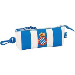 Safta Rcd Espanyol Triangular Pencil Case One Size White Blue