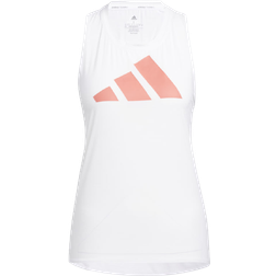 Adidas 3-Stripes Logo Tank Top Women - White/Semi Turbo