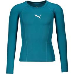 Puma Kid's LIGA Long Sleeve Baselayer - Deep Lagoon (655921-27)