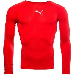 Puma Kid's LIGA Long Sleeve Baselayer - Red (655921-01)