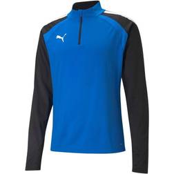 Puma teamLIGA Quarter-Zip Sweatshirt Men - Electric Blue Lemonade/Black