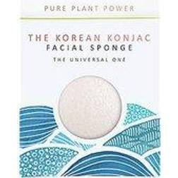 The Konjac Sponge Company The Elements Water Facial Sponge 100% Pure White 30g