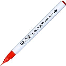 Zig Clean Color Real Brush Marker red 020