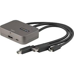 StarTech USB C/HDMI/DisplayPort Mini-HDMI/USB Micro B M-F 0.26 0.3m