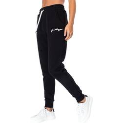 Hype Scribble Logo Women's Joggers - Black