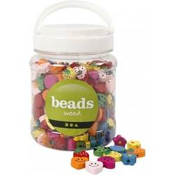 Creativ Company Shaped Wooden Beads Tub 700ml