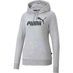 Puma Women's Essentials Logo Hoodie - Light Gray Heather