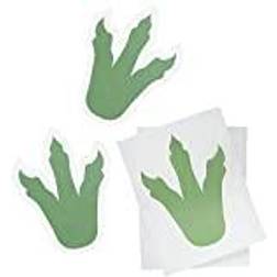 Ginger Ray Dinosaur Foot Print Sticker Party Wall Decoration 6 Pack Roarsome