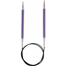 Knitpro KP47215 Zing: Knitting Pins: Circular: Fixed: 150cm x 7.00mm, Aluminium, Multi-Colour