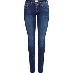Only Coral Life Slim Skinny Fit Jeans - Blue/Dark Blue Denim