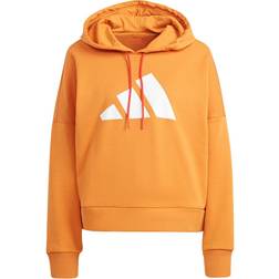 Adidas Women's Sportswear Future Icons Hoodie - Focus Orange/White