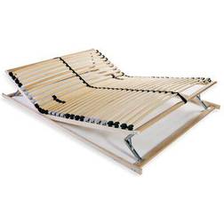 vidaXL 28 Slatted Bed Base Adjustable Head & Foot Sängram