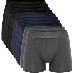 Resteröds Bamboo Boxer 10-pack - Grey/Blue