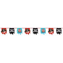 Amscan 11012063 Bunting Pirate Decoration, Blue