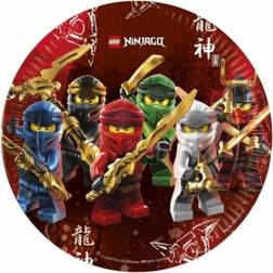 Lego Disposable Plates Ninjago 8-pack