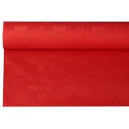 Bordpapir stof præg rød 1,20x50m (50 meter pr. rulle)