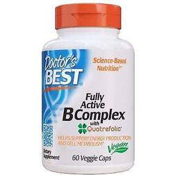 Doctor's Best Fully Active B-Complex with Quatrefolic- 30 vcaps 30 pcs
