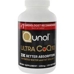 Qunol Ultra CoQ10 100 mg. 120 Softgels