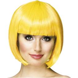 Boland 10103127 BOL85895 Cabaret Wig Woman Helmet, Yellow, Taglia unica