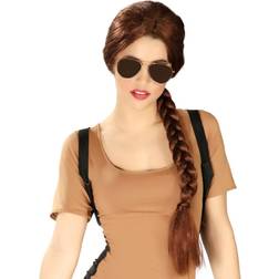 Fiestas Guirca Brown Plaited Wig