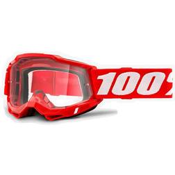 100% Accuri 2 - Red/Clear Lens