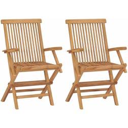 vidaXL 315443 2-pack Garden Dining Chair