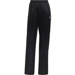 Adidas Women's Adicolor Classics High Shine Straight Leg Track Trousers - Black