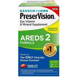 Bausch & Lomb PreserVision Eye Vitamin and Mineral Supplement 120 st