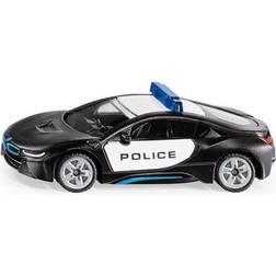 Siku 1533 BMW i8 "Police" schwarz/weiss (Blister)