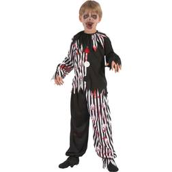 Bristol Novelty Kids Halloween Harlequin Clown Costume