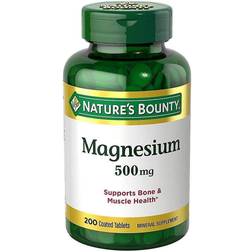 Natures Bounty Magnesium 500 mg 200 Tablets