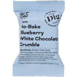 Getraw No-Bake White Chocolate Blueberry Crumble 35g