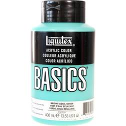 Liquitex Basics Acrylics Colors bright aqua green 13.5 oz. flat cap squeeze bottle
