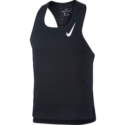 Nike AeroSwift Running Singlet Men - Black/White