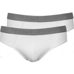 Hanro Cotton Essentials Briefs 2-pack - White