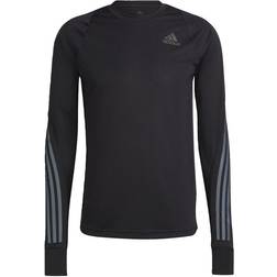 Adidas Run Icon Full Reflective 3 Stripes T-shirt Men - Black