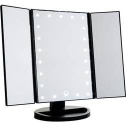 Uniq Hollywood Makeup Trifold Mirror with Led Light