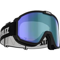 Bliz Rave Nano Optics Ski Goggle Nano Optics Light Orange With Blue Multicoating/CAT1 Matt Black